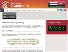 Tablet Screenshot of cryptograms.org